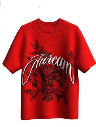 Crimson Bloom Tee